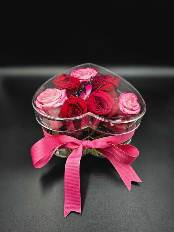 Heart Shape Acrylic Box