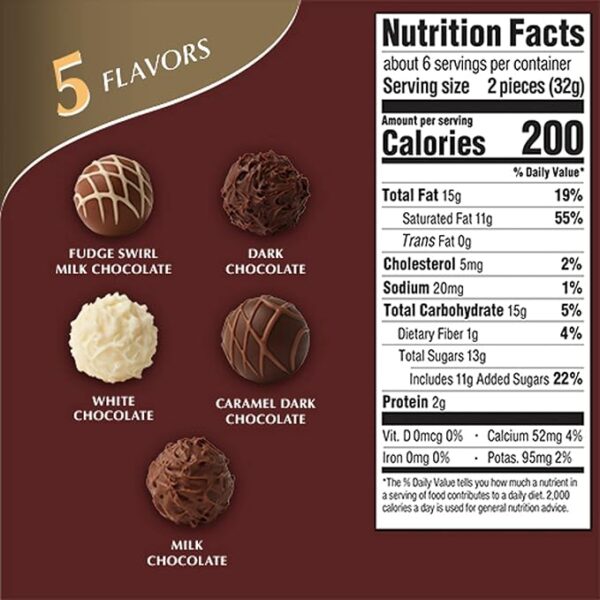 Lindt Gourmet Chocolate Truffles 6.8 oz - Image 2