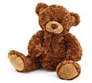 12" SITTING BROWN BEAR PLUSH
