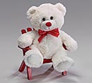 10" WHITE VALENTINE BEAR CASE PACK